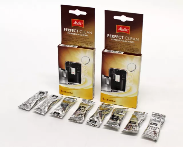Melitta Perfect Clean Espresso Filter Coffee Machine Cleaner Tablets  6545529X2