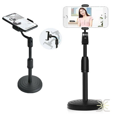 Adjustable Desktop Stand Tripod Cell Phone Desk Holder Selfie Stick Mount