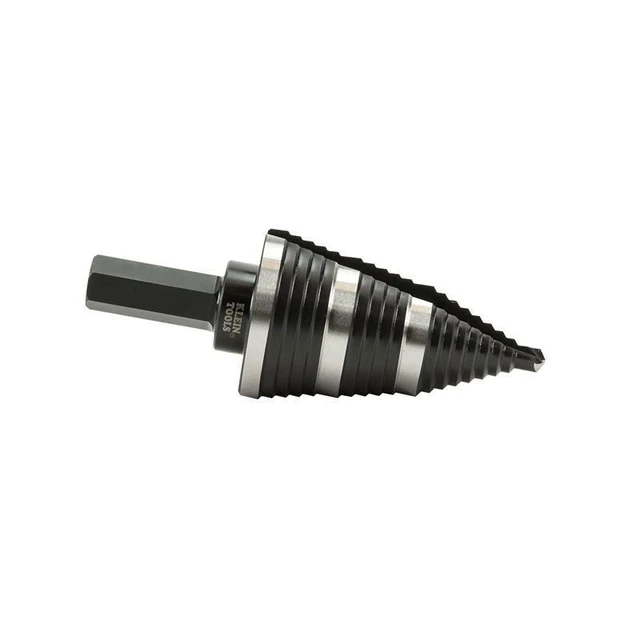 Klein Tools KTSB15 High Speed Step Drill Bit #15 Double-Fluted 7/8 to 1-3/8-Inch 2