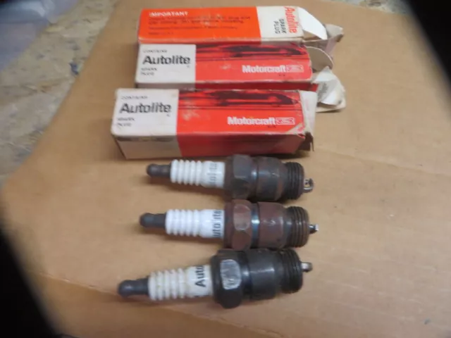 8 NOS Ford Motorcraft BF42 Spark Plugs for Street