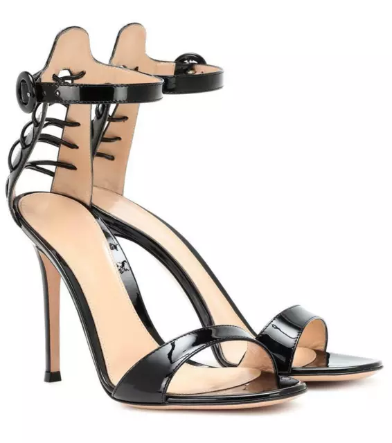 Ladies Open-Toe High Heels Stiletto Shoes Sexy Women Ankle Cross Lace Up  Sandals