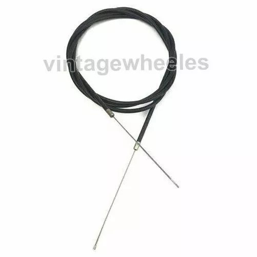 5X Lambretta GP-LI-SX-TV Black Throttle Cable Inner & Outer Complete Friction