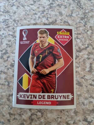 Lot De 2 Stickers Panini Kevin De Bruyne – World Cup 2018 – Belgique – Quasi Neuf