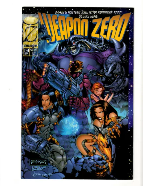 "Weapon Zero" Lot - 4 Issues - 1995 - Modern Age Image Comics - High Grade 2