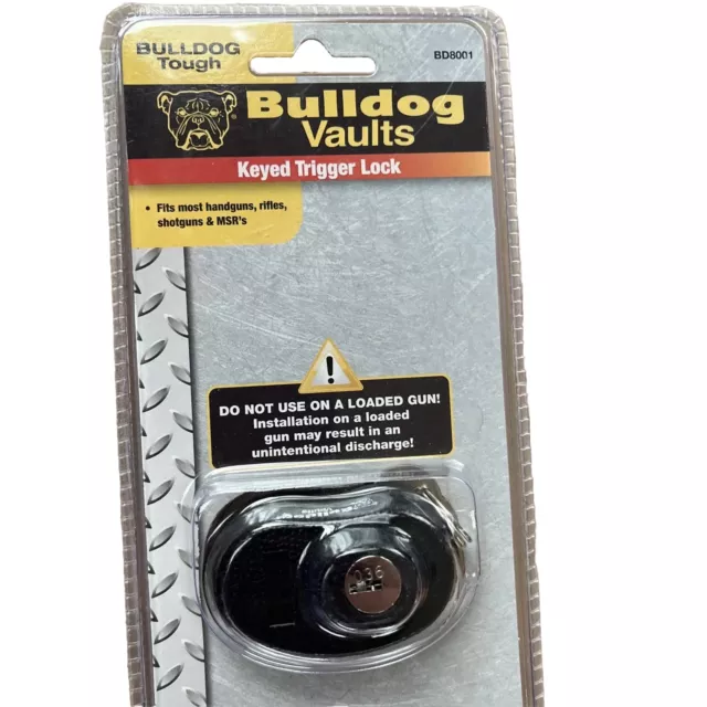 Bulldog Cases BD8001 Vault Key Rifle Pistol Gun Locking Safety Trigger Lock