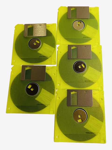 Floppy disks 3.5 inch drives Set Of 5 New Imation Disks
