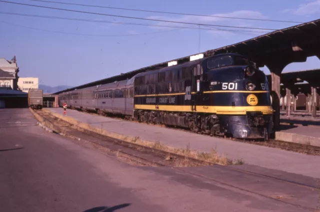 ORIGINAL 1973 RAILROAD SLIDE SEABOARD COAST LINE 501 COLORADO ex ACL Atlantic