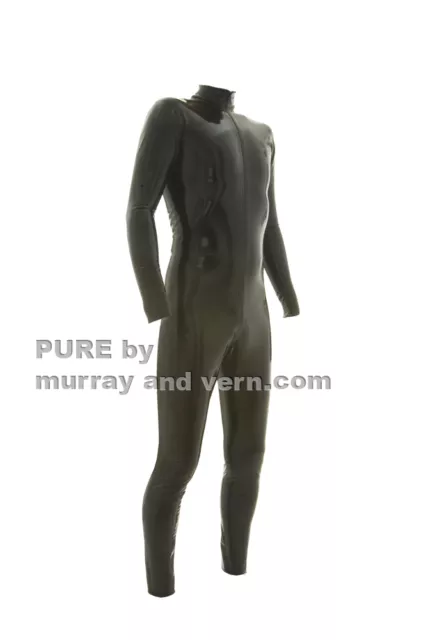 Pure by M and V Mans Catsuit gomma lattice lattice