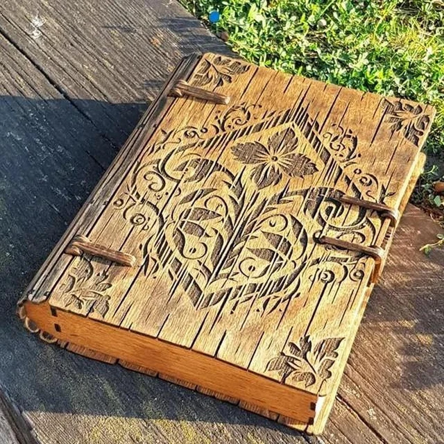 Creative Co-op Lot De 2 Boîtes De Rangement Livres Bois & Toile - All The Little Things & The Garden Guidebook