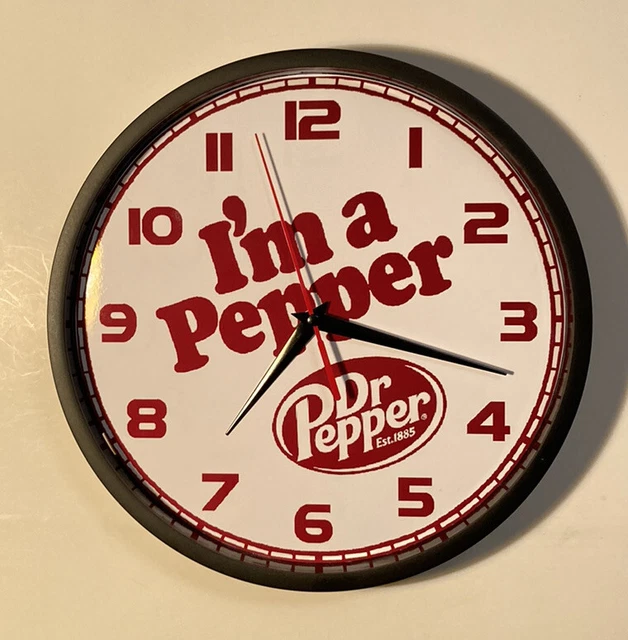 Dr Pepper I’m A Pepper Battery Operated Wall Clock