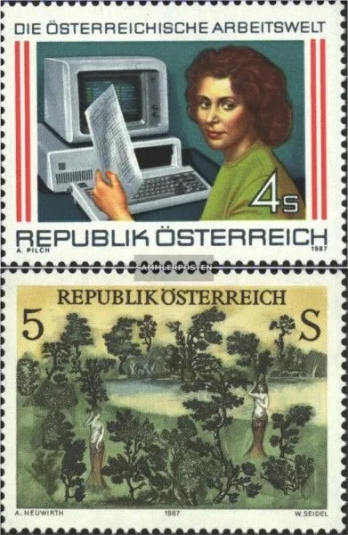 Österreich 1902,1903 (kompl.Ausg.) gestempelt 1987 Sondermarken