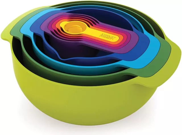 Joseph Joseph Nest 9 Plus Compact Food Preparation Set - BRAND NEW - FREE POST !