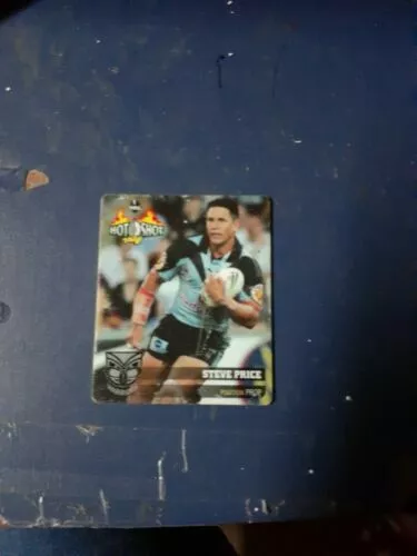 Hot Shot Tazo Rugby League Card Nrl 2006 Rare steve price