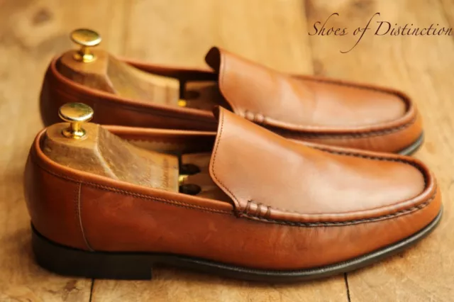 LOAKE FERRARA TAN Brown Leather Shoes Loafers Men's UK 8 G US 9 EU 42 ...