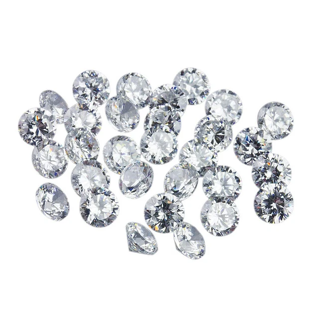 Ghi Lettre Cvd Diamant Si1/Si2 Clarté Coupe Ronde 5 CT 600 Pièces Lab Grown Lot