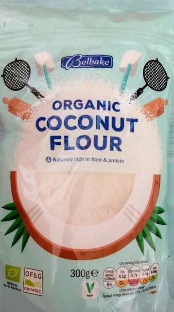FARINA DI COCCO BIOLOGICA 250 g  naturalmente ricca di fibre e proteine