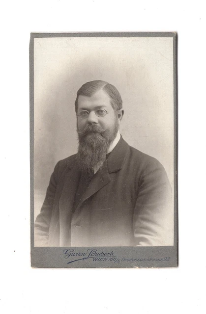 CDV Foto Herrenportrait - Wien 1900er