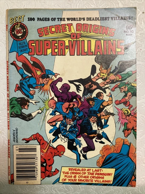 DC Special Blue Ribbon Digest #10: Secret Origins of Super-Villains!