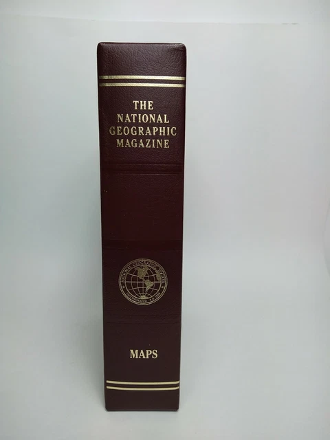 THE NATIONAL GEOGRAPHIC Magazine - 20 Maps/Posters with Case 1990s ...