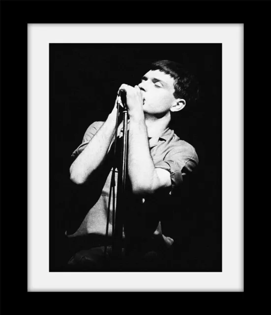 JOY DIVISION Ian Curtis Black and White Mounted or Framed FREE POSTAGE ref125