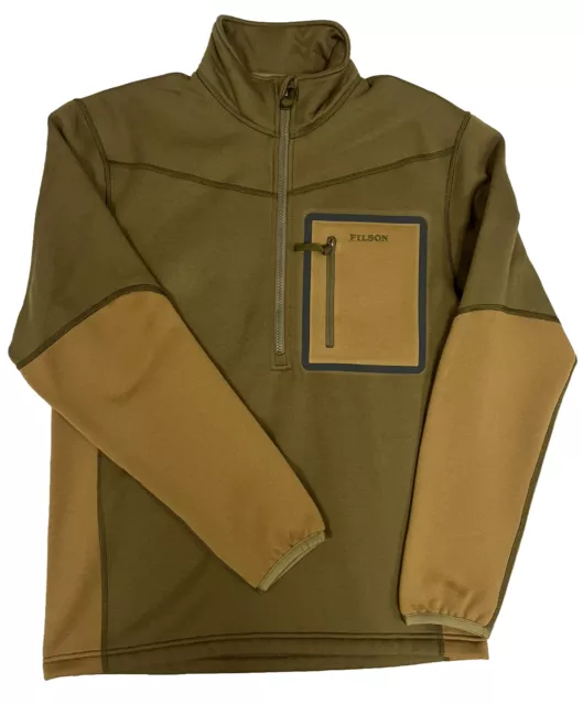 FILSON SHUKSAN HALF Zip Fleece 20003001 Field Olive Dark Tan Brown Dark Army 1 2 59.99 PicClick