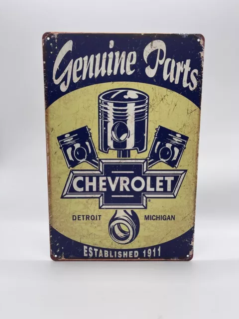 Blechschild Chevrolet 20x30cm Nostalgie Retro Vintage Reklame Deko Werkstatt
