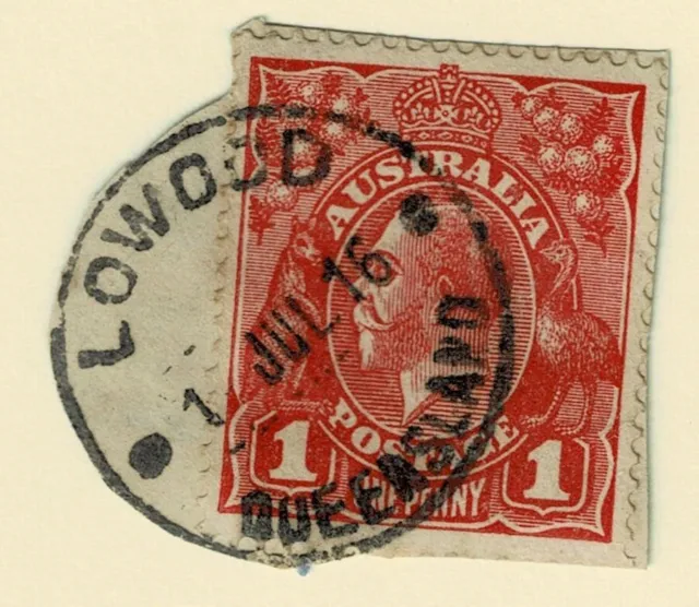 Queensland - Australia Circular Postmark - Lowood - Qld 245