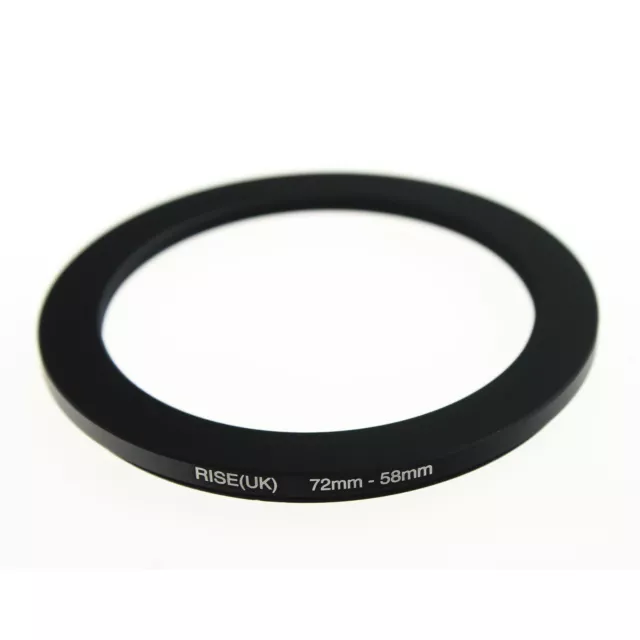 RISE(UK) 72-58 MM 72 MM- 58 MM 72 to 58 Step Down Ring Filter Adapter