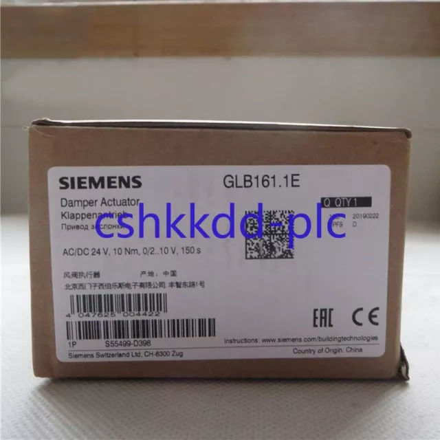 1PC Siemens GLB161.1E GLB1611E Damper Actuator New In Box Expedited Shipping