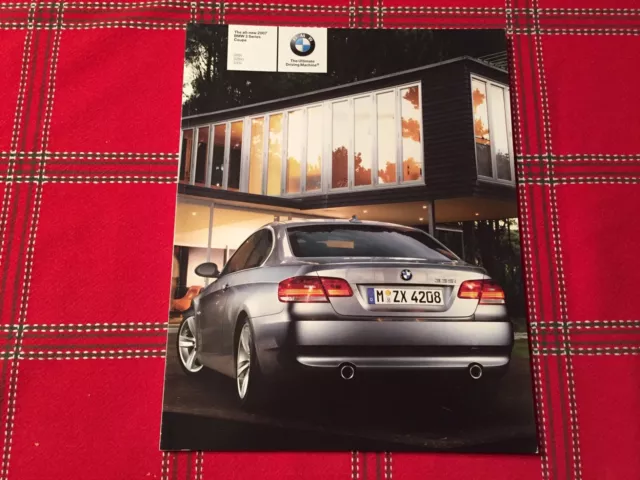 2007 BMW 3 Series Coupe Sales Dealer Brochure US Edition