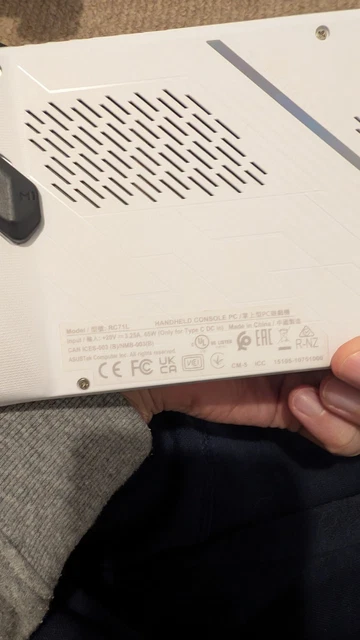 ASUS ROG ALLY Z1 extreme 16GB 512GB SSD - White £208.70 - PicClick UK