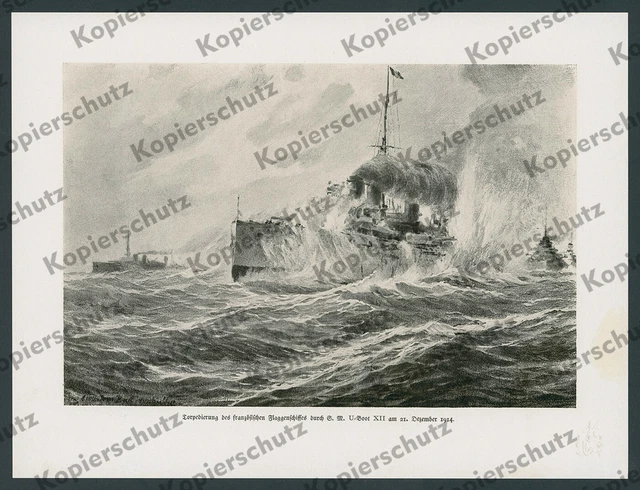 K.U.K. KRIEGSMARINE UBOOT SMU 12 Egon Lerch Seeschlacht Otranto
