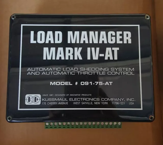 Kussmaul Load Manager Mark IV-AT, Model 091-75-AT