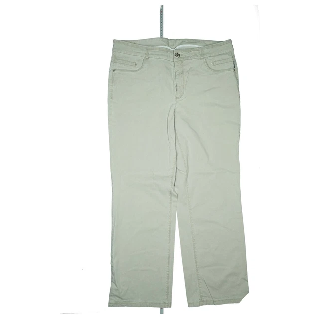 Pantalon D'Été Femme VANILLA SANDS Blanc - Taille L28 W34 - Occasion Très Bon État