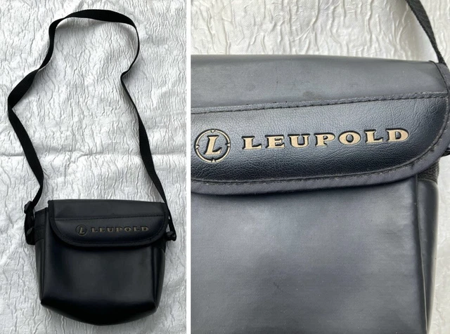 Estuche y correa binoculares Leupold SOLO negros con cierre de gancho y bucle