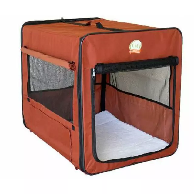 Go Pet Club AB32 32 in. Brown Soft Dog Crate