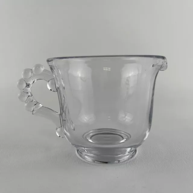 Candlewick Clear Creamer 2.875 Inches Tall