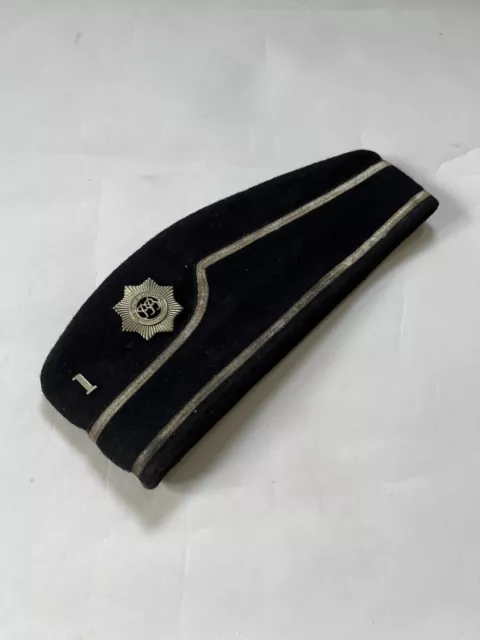 Boys Brigade Field Service Hat Wool Cap And Badge Vintage