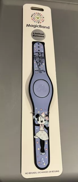 Disney Parks Minnie Mouse Be Awesome Purple Magicband Unlinked New