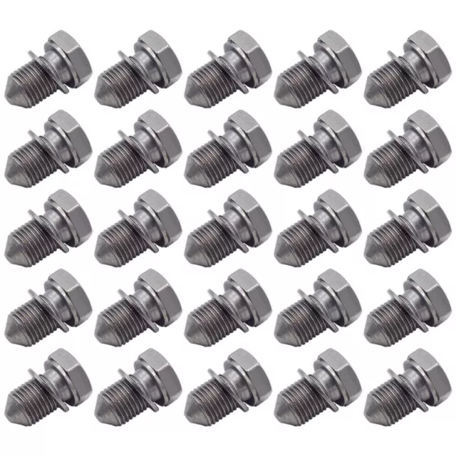 25 x vite coppa olio tappo di scarico M14x1,5 mm per Skoda VW - N90813201 nuovo