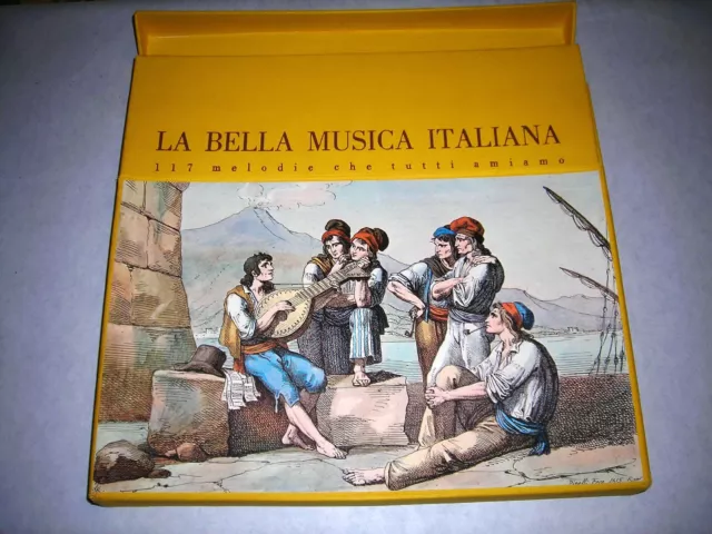 La Bella Musica Italiana 10 Vinili Canzoni Napoletane,Inni Patriottici,Montagna