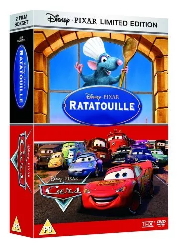 Ratatouille/Cars DVD Brad Bird, Pinkava (DIR) cert PG 2 discs Quality guaranteed