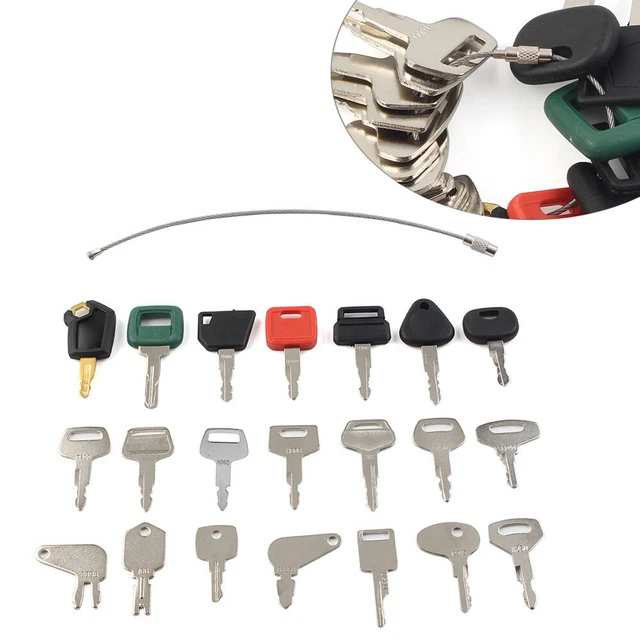 HEAVY EQUIPMENT CONSTRUCTION Ignition Key Set For John Deere For