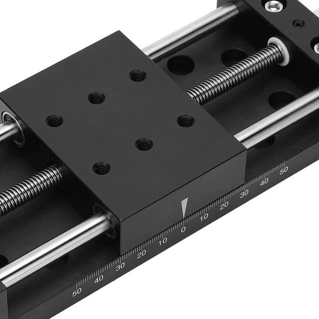 Sliding Platform Rails LINEAR RAIL X Sliding Stage FineTune Sliding Table Platform Aluminum ...