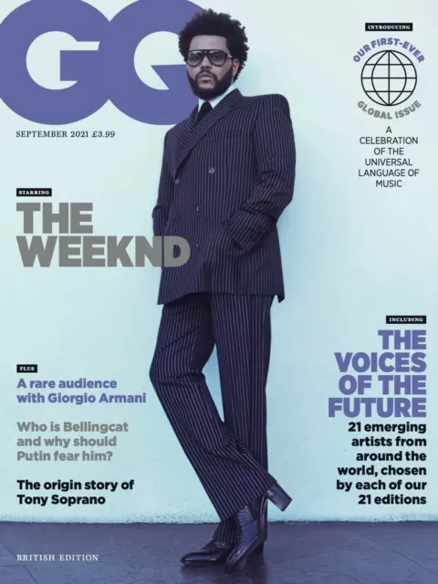 ICONIC GQ MAGAZINE | THE WEEKND September 2021 | 99p DELIVERY*