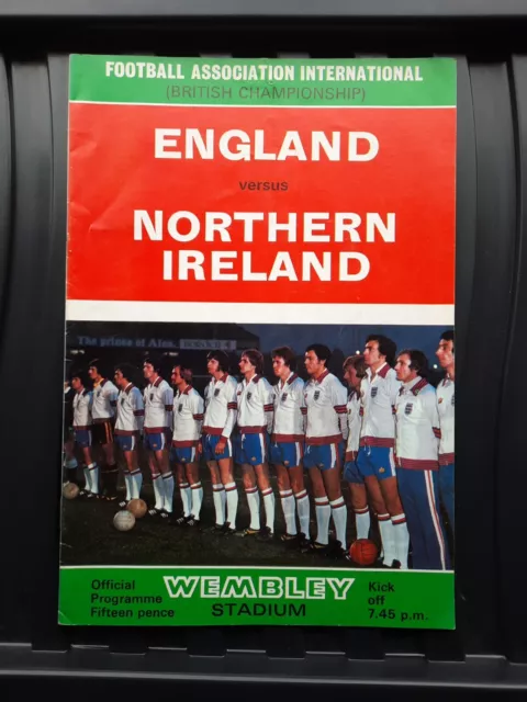 England V Northern Ireland (Home International) 1976?