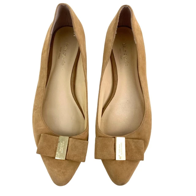 Kate Spade Beige Camel Flats Size 8.5 Womens Shoes Kate Spade Beige Camel Flats Size 8.5 Womens Shoes