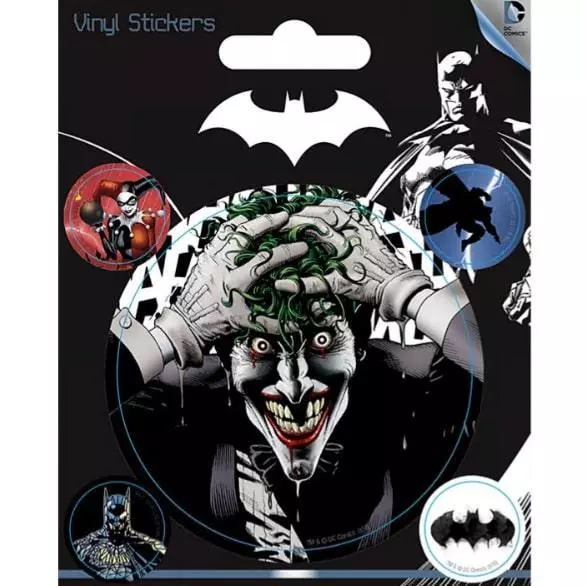 DC COMICS BATMAN Joker - set 5 adesivi stickers in vinile Pyramid