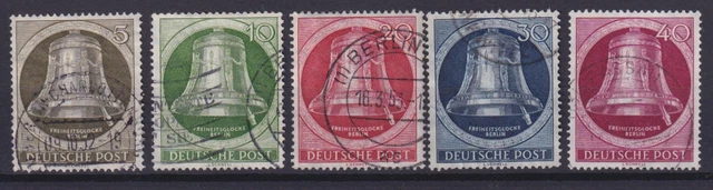 Berlin 82-86 Freiheitsglocke Schöneberger Rathaus kompl.Satz gestempelt /4