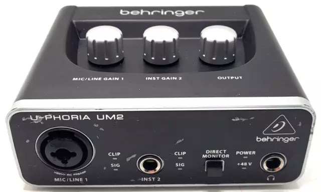 Behringer UM2 U-Phoria USB Audio Interface